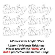 6 Pieces Happy Birthday Acrylic Cupcake Topper For Cake Decoration Party Supplier - Multicolor - View 14