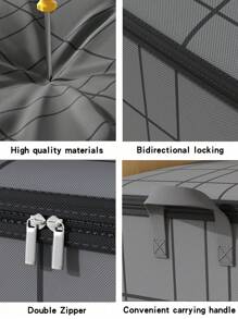 1 Piece Non-Woven Fabric Storage Bag, Clothing Storage Bag, Large Capacity Miscellaneous Storage Bag, Foldable Storage Bag, Portable Storage Bag, Moving Bag, Suitable For Storing Out Of Season Clothes, Out Of Season Products, Bedding, Etc., Family Dormitory Storage Accessories Bag For School School Accessories School Stuff