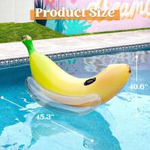 2025Hot SaleSloosh Inflatable Banana Pool Float - Ride On Banana Pool Floats Funny Swimming Pool Party Decorations - 1 - View 5