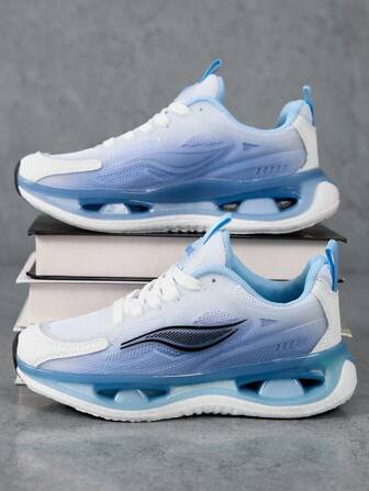 Teenagers' Ultra-Light Mesh Platform Skate Shoes, High-Elastic Non-Slip Sports Shoes, Lightweight Street Shoes, Multi-Function Athletic Sneakers