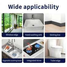 1/2pcs Grout Sealant Waterproof Mildew-Proof For Kitchen And Bathroom, Suitable For Sealing Gaps And Joints Of Toilet, Sink, Countertop, Tiles, Skirting Board, Floor Tiles - Multicolor - View 5