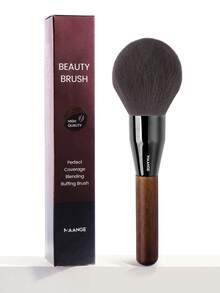 MAANGE 1pc Professional Powder Brush, Large Soft Dense Blush Brush, Diffuse Makeup Brush, Beauty Gift, Foundation Brush, Concealer Brush, Blush Brush, Contour Brush, Bronzer Brush, Powder Brush, Foundation Brush, Blush Brush - Maple - View 2