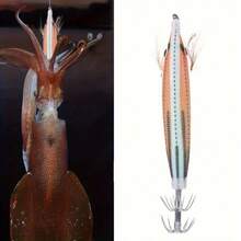 6 件套鱿鱼夹虾夹鱼钩鱼饵虾饵鱼钩