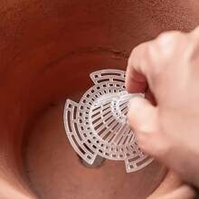 10pcs Flower Pot Bottom Filters - Maintain Plant Roots Healthy And Protective!