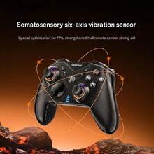 Wireless Game Controller S05 Full Hall Joystick + Trigger Full Mechanical Buttons Multi-Platform Compatible Dual Hall Joystick Left And Right Dual Hall Triggers Comfortable Non-Slip And Anti-Mistouch Glorious White - Brilliant White - View 6