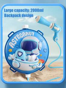 Mochila de agua, juguete de agua para exteriores, lanzador de agua para niños, pistola de agua con tanque de mochila de alta capacidad de 2000ml que tiene correas ajustables, con un alcance de 8 metros, para actividades de juego con agua de verano para niños y niñas mayores de 3 años, juguetes para fiestas en la piscina, batallas con pistolas de agua