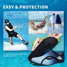 Neue unisex Wasserschuhe, Wasserschuhe, Strandschuhe, Upstream-Schuhe, Sandalen, Outdoor-Schwimmschuhe, Tauchschuhe, rutschfeste, leichte Watschuhe, Schnorchelschuhe