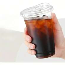 Reusable Acrylic Clear Insulated Cup Lid - Suitable For Cold & Hot Beverages, Iced Coffee, Milkshakes, Cold Drinks, Outdoor Picnics, Birthday Parties And Everyday Use - Multipurpose, Easy To Clean
