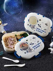 Individuelle Astronauten Lunchbox, ein Muss für die Schulanfang, geeignet für Büro, Outdoor, Picknick, Schule, Arbeit, mikrowellengeeignet