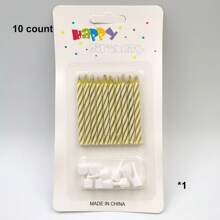 10/20/50 candele a spirale colorate per torte di compleanno, candele per cupcake, per feste e celebrazioni