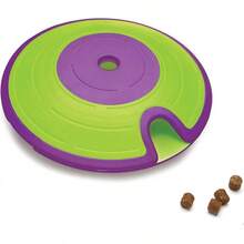 Outward Hound Nina Ottosson Wobble Bowl Dog Game -Interactive Slow Feeder Bowl Dog Game - 糖果迷宮(紫色,綠色) - 查看 1