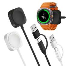 USB Wireless Magnetic Watch Charger 5W Fast Charging Cable Compatible With Samsung Galaxy Watch 7 6 5 4 3 2