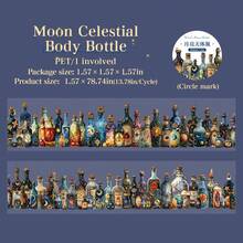 have a good day 1 Roll 78.74inch(200cm) Vintage Style Witch's Potion Bottle Series Stickers On Roll Cutting Decor Collage Card Material Aesthetics Scrapbooking DIY Sketchbook Personalized Hand Account PET Tape Office & School Supplies,School Supplies,Back To School