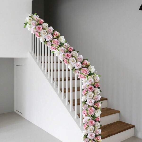 Wedding Decoration Flower Wall Artificial Flower Row Flooring Catwalk Road Flower Arch Scene Decorative Flower Row