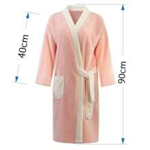 Four Seasons Uniwersalny ręcznik kąpielowy, szlafrok, spódnica kąpielowa z długim rękawem dla dorosłych, chłonny, ładny, szybkoschnący szlafrok domowy dla par, długi szlafrok