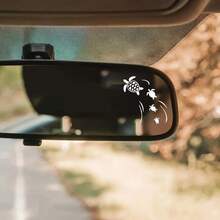 Cute Turtle Swimming In The Sea Rearview Mirror Sticker, Suitable For Cars, Motorcycles, Etc - one-size - View 9