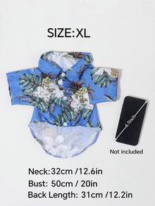 1 Piece Of Non Stretch Slim Fit Pet Summer Style Shirt Suitable For Small Cats And Dogs To Wear At Home And Outdoors In Spring And Summer (The Product Is Slightly Smaller, It Is Recommended To Add 1-2 Extra Sizes For Purchase) - Multicolor - View 17