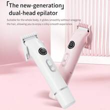 Tosatore elettrico bikini da donna migliorato 4 in 1, uso domestico IPX7 impermeabile, lavabile per tutto il corpo, lame in ceramica, lunga durata della batteria, regalo per compleanni, San Valentino e anniversari, 300mAh