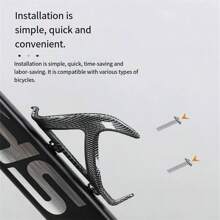 ABS Material Bicycle Water Bottle Cage - Suitable For Road Bikes And Mountain Bikes - Sturdy Mounting On Frame - Suitable For Cyclists - Ideal For Biking Enthusiasts