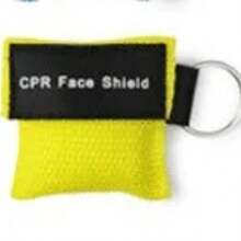 Porte-clés Masque de réanimation de premiers soins d'urgence Masque de soins de santé professionnels pour les secours en plein air Masque de réanimation à jet