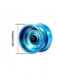 1件/2件/3件/4件/5件/6件合金悠悠球玩具，旋转悠悠球，酷炫金属悠悠球玩具，耐用ABS双层悠悠球，灵敏回弹，随机发货 - 彩色 - 查看 5