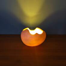 Creative Ceramic Eggshell Shaped Candle Cup, Unique Decor For High Aesthetic Eggshell Design Candle Cup, Suitable For Restaurant Candlelight Dinner, Birthday Party And Atmosphere Decoration