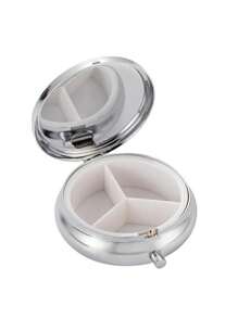 Portable Pill Case, Multi-Functional Moisture-Proof Travel Medicine Box, Suitable For Wallet And Pocket, Cute Metal Pill Organizer Box For Vitamins, Fish Oil And Supplements