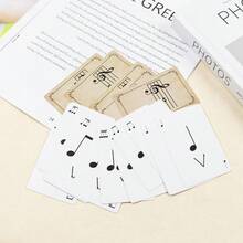 بطاقات إيقاع الموسيقى - بطاقات ورقة الملاحظات، بطاقات الإيقاع، بطاقات الملاحظات الموسيقية، أداة تعليمية مفيدة لنظرية الموسيقى، ضرورية للمبتدئين والمعلمين - بوكر الإيقاع النسخة الإنجليزية - مشاهدة 6