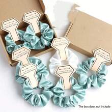 7pack/12 Pack Bridesmaid Proposal Gifts Bridesmaid Scrunchies Hair Ties Bachelore Party Favors Bridesmaid Gift For Bridal Wedding Party -To Have And To Hold Your Hair Back