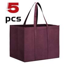 1/3/5 حقيبة تسوق قابلة للطي سعة كبيرة، أكياس تخزين قابلة لإعادة الاستخدام غير منسوجة، أكياس قابلة للطي للسفر والتخييم والأنشطة الخارجية، أكياس تسوق البقالة، تخزين المطبخ، مثالية لموسم الحصاد، أكياس هدايا عيد الهالوين/عيد الموتى - تخزين المطبخ وملحقات المطبخ، هدايا عيد الهالوين