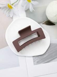 1/4pcs Rectangle Hair Claw For Thick Hair, Strong Hold Jaw Hair Clamps, Butterfly Hair Clips Hair Claws Hairpins Fashion Hair Accessories For Women Fashion Hair Clutch Women Claw Clips