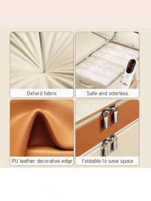 1个大号防水多功能折叠设计收纳袋，适用于衣物、毛毯等物品，防尘防潮，节省空间，适用于卧室、宿舍和房车收纳，提高居家整理效率