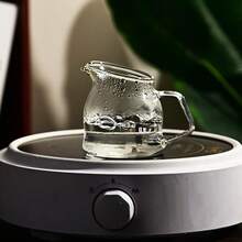 Microwave Friendly, Heat-Resistant Mini Glass 1pc Milk Pitcher With Slanted Spout - Reusable Coffee Cup For Sauces, Honey, And Syrup - Perfect For Home And Restaurant Use, And Easy To Clean Back To School - Multicolor - View 4