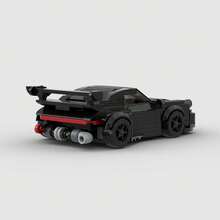 MIKEMENG Black/White/Red Supercar Racing Car Building Block Toys, MOC Construction Toy, Technology And Engineering Building Toys, Boys And Adults Car Toys, Best Collection Gifts For Halloween, Christmas And Birthday