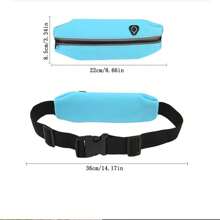 1pc Invisible Sports Waist Bag, Men's And Women's Running Phone Belt, Fashionable And Simple Fitness Equipment, Thin And Waterproof Small Bag