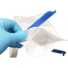 Bolsas de hielo recargables con cierre de pinza de gran tamaño - Paquetes de hielo reutilizables de fácil llenado con cubierta exterior suave para uso hospitalario - 10 - Ver 6