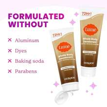 Lume Whole Body Deodorant - Invisible Cream Tube - 72 Hour Odor Control - Aluminum Free, Baking Soda Free, Skin Safe - 3.0 Ounce (Pack Of 2) (Soft Powder) - Hạnh phúc của Vanilla - Xem 6