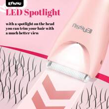 ENSSU 1 Set rosa 2-in-1 multifunktionaler Damen Bikini Trimmer Elektrischer Rasierer Epilierer Hautpflege Schönheitspflege Tool, Dual-Köpfe mit LED-Licht, 1 Stunde Schnellaufladung mit Ladestation, wasserdicht für die Dusche geeignet, passend für Gesicht/Achseln/Arme/Körper/Bikinizone, Geschenkboxverpackung ideal für Muttertag, Valentinstag, Internationaler Frauentag, inklusive Aufbewahrungstasche für einfaches Reisen