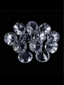 5Pcs Imitation Crystal Rhinestone Card Holder Table Number Name Seating Labels Placecard Clips Photo Picture Cards Display Stand - Clear - View 7
