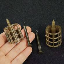 2pcs Portable Feeders Cage Lightweight Fishing Feeder Cage