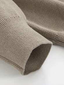 كارديجان طويل الأكمام بياقة على شكل حرف V وأزرار للرجال، ملابس رجالية كاجوال للخريف والشتاء