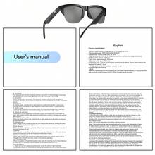 SIMSONLAB 2025 New Wireless HD Smart Glasses, Touch Control, HLFL Stereo Sound, Dual Speakers Directional Audio, Fashionable Lightweight & Comfortable - Black - View 8