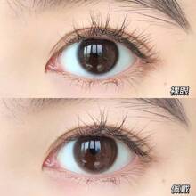 14.0mm Coffee-Colored Circle Contact Lenses, Suitable For Fashion-Conscious Women