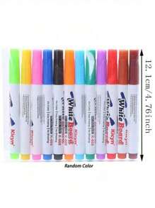 2 juegos de 24 piezas de rotuladores mágicos de acuarela y tinta flotante de colores aleatorios, aptos para dibujo, rompecabezas, estupendos como regalos de cumpleaños o fiestas