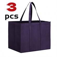 1/3/5 حقيبة تسوق قابلة للطي سعة كبيرة، أكياس تخزين قابلة لإعادة الاستخدام غير منسوجة، أكياس قابلة للطي للسفر والتخييم والأنشطة الخارجية، أكياس تسوق البقالة، تخزين المطبخ، مثالية لموسم الحصاد، أكياس هدايا عيد الهالوين/عيد الموتى - تخزين المطبخ وملحقات المطبخ، هدايا عيد الهالوين