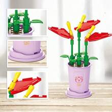 Set de bloques de construcción para armar la cafetería librería con diseño de panda, puzzle de ensamblaje DIY de microgránulos de ABS, juguete creativo, kit de construcción decorativo de ABS, juguete de ensamblaje de alta calidad y desafiante, colección de exhibición de oficina, regalo ideal para Pascua/Día de los Inocentes/Cumpleaños