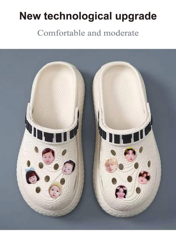 Customized Women's Shoes, Customizable Women's Slippers With Acrylic Pattern, Personalized Design For Company/Home/Hotel/Travel Branding