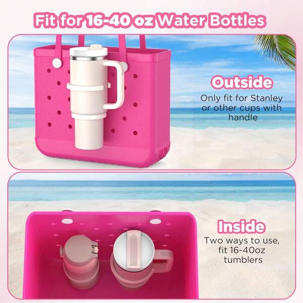 Portavasos para tazas de 30oz y 40oz, fácil de instalar, conveniente para uso al aire libre