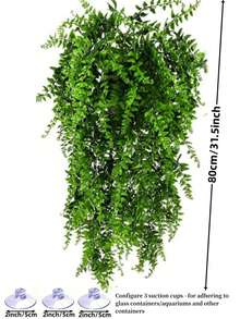 32-calowe rośliny gadów, jaszczurki, gekony, dekoracja siedlisk, brodate smoki, żółwie, chomiki, węże, pustelniki, rośliny pnące - z przyssawkami, odpowiednie do: szklanych pojemników - akwariów - akcesoriów do hodowli - Wielokolorowe - Zobacz 11