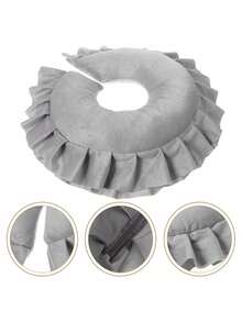 1pc Plush U-Shaped Pillow For Beauty Salon, Massage Facial Pillow, Removable & Washable
